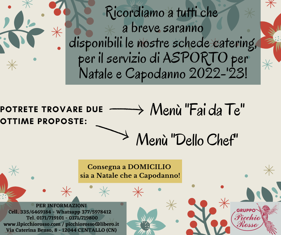 NATALE E CAPODANNO SI AVVICINANO